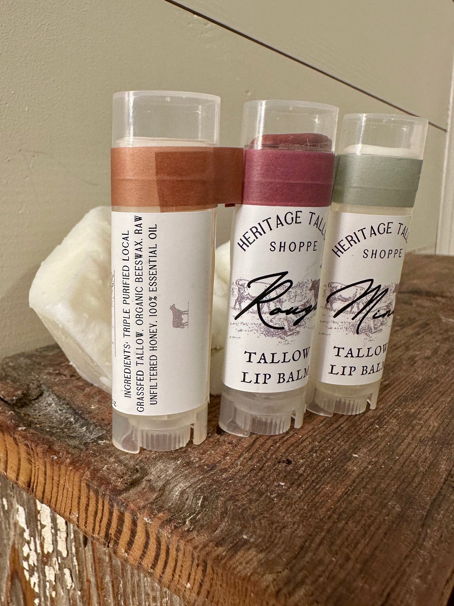 Tallow & Beeswax Lip Balm
