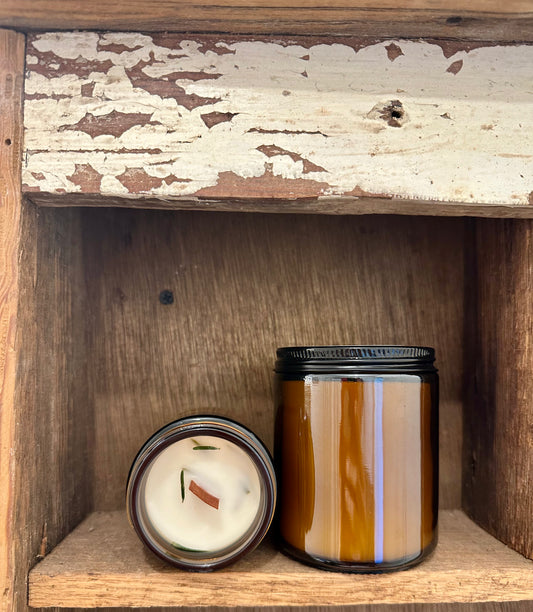 Non-Toxic Tallow & Beeswax Woodwick Candle
