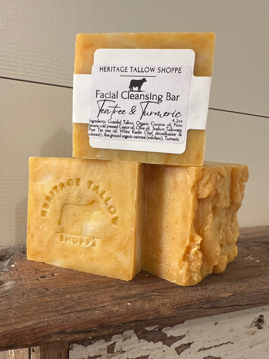 Tea Tree & Turmeric Facial Cleansing Bar
