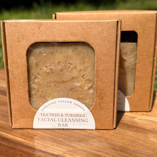 Tea Tree & Turmeric Facial Cleansing Bar (Wholesale)