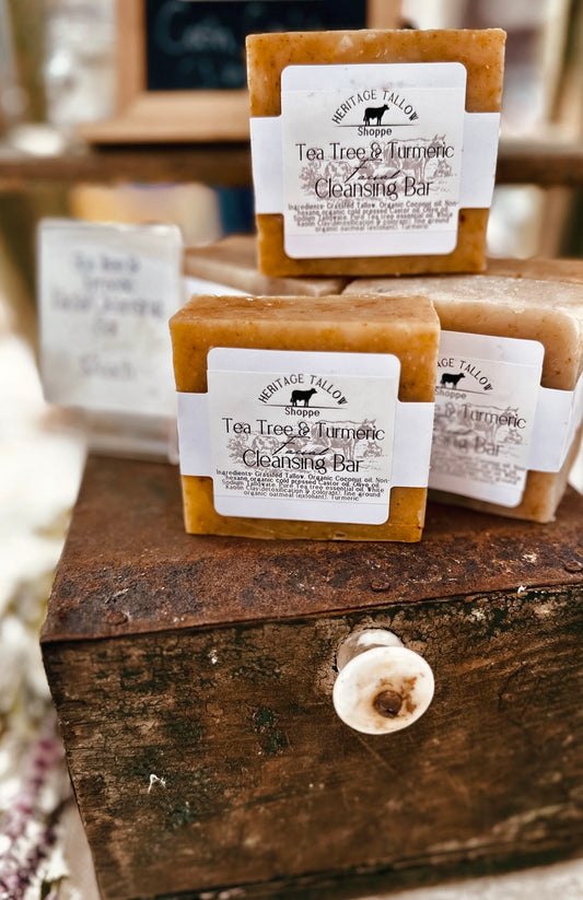 Tea Tree & Turmeric Facial Cleansing Bar